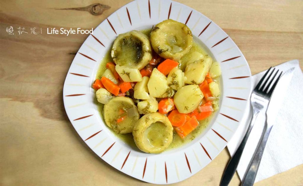 Αγκινάρες αλά πολίτα με άνιθο