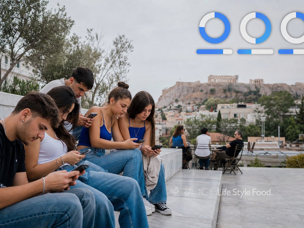 Νέοι σε οθόνες και στατιστικά από doomscrolling νέοι — έρευνα