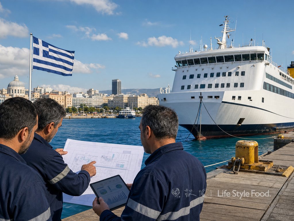 Levante Ferries στο levante ferries fit-horizons, πλοίο στο λιμάνι