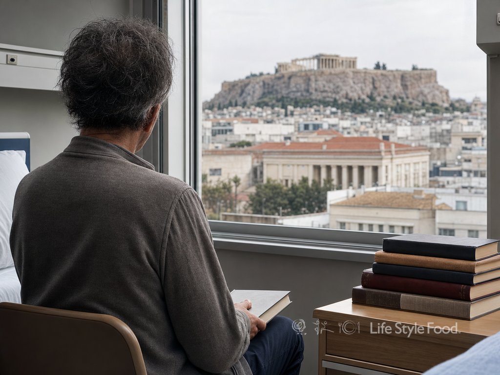 αλέξης σταμάτης πέθανε — συγγραφέας στην Κλινική Αθηνών