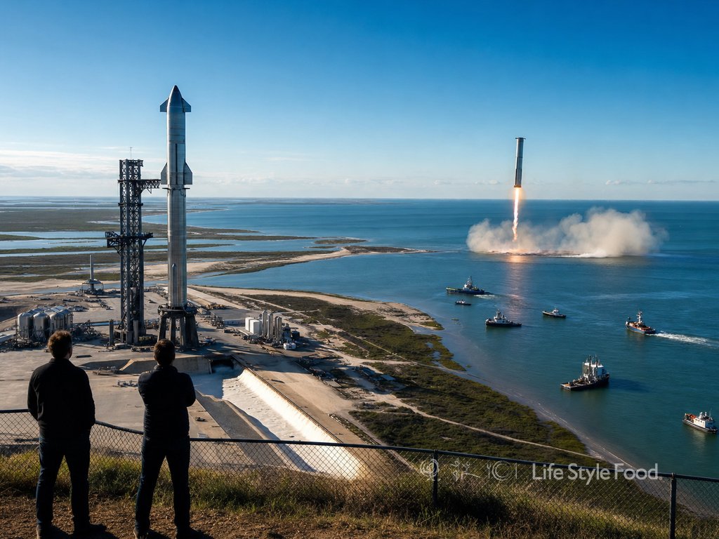 δοκιμή super heavy spacex: Super Heavy και Starship στο Starbase