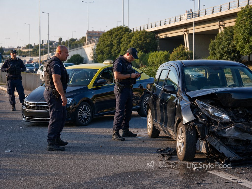μεθυσμένος οδηγός θεσσαλονίκη: σύγκρουση με ταξί στην Περιφερειακή Οδό