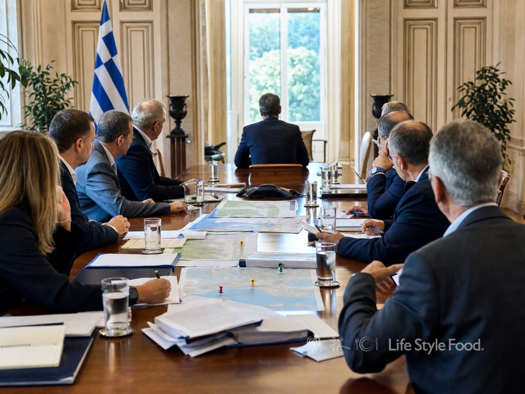 συνάντηση για αποζημιώσεις πυρόπληκτων με Μητσοτάκη